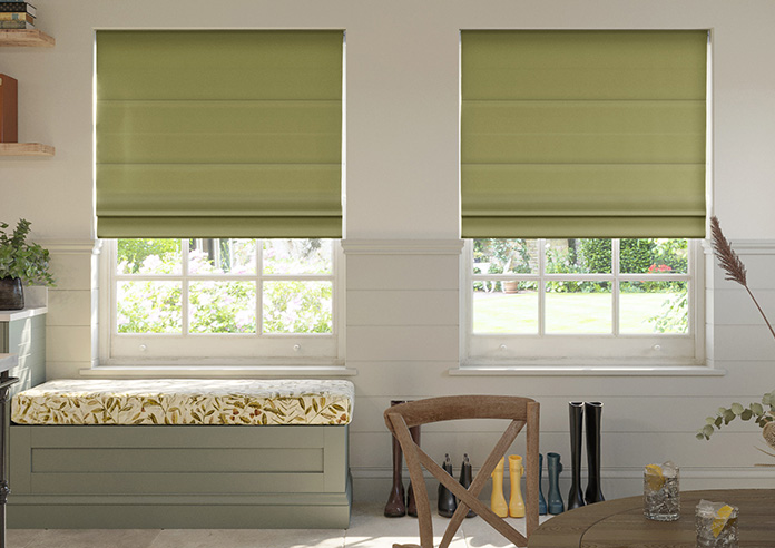 Ascot, Muted Green - Twist&Fit Roman Blind - Image 3